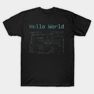 Hello World Computer Programming T-Shirt